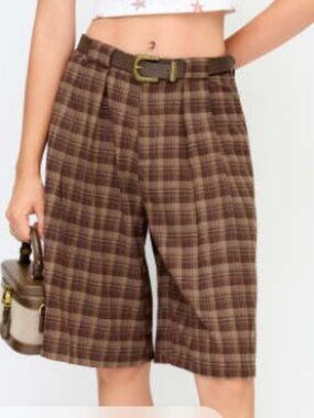 Cider brown women shorts size S NWT